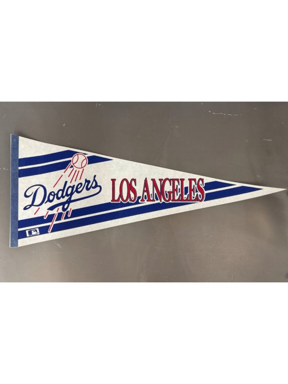 Vintage Los Angeles Dodgers MLB Team Pennant Flag 30 inches